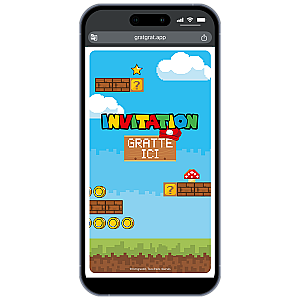 Carte à Gratter Numérique – Pixel Art, Jeu Vidéo Rétro & Aventure