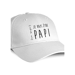 Casquette Annonce Grossesse "Je vais être un Super Papi"