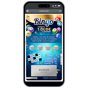 Carte à Gratter Numérique Personnalisable - Jeu du Bingo