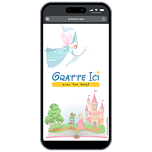 Carte à gratter numérique – Conte de Fée et Prince Charmant