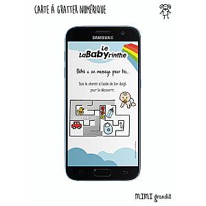 Demande marraine parrain carte à gratter digitale