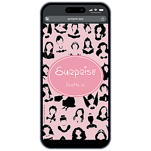 Annonce Sexe Bébé Carte à Gratter Numérique - Princesses