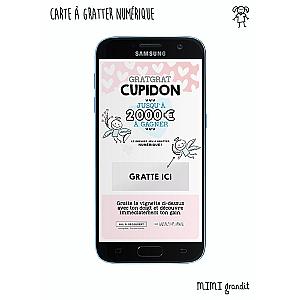 Annonce futur papa carte à gratter numérique