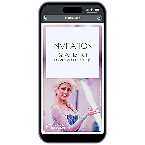 Carte à Gratter Numérique – Reine des Neiges Princesses & Fairytales