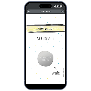 Little Secrets Carte à Gratter Numérique Annonce Grossesse – En Anglais