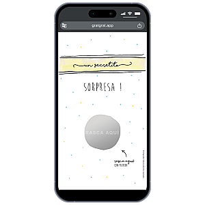 Espagnol - Carte à Gratter Numérique Annonce Grossesse – Un Secretito