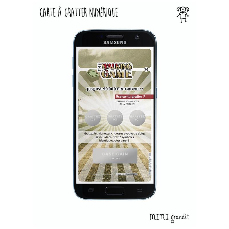 Demande parrain marraine numérique Walking Game