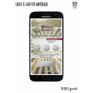 Demande témoin numérique à gratter Walking Game