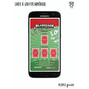 Blackjack à gratter demande témoin numérique
