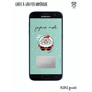 Annonce mariage, PACS, messages d'amour à gratter numérique Noël