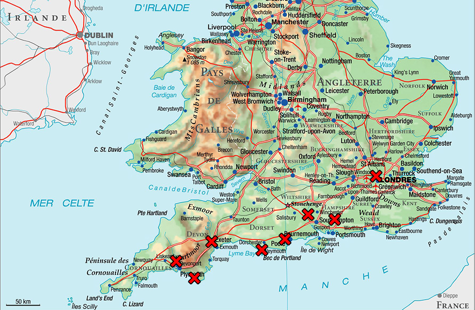 RoadTrip sud de l'Angleterre