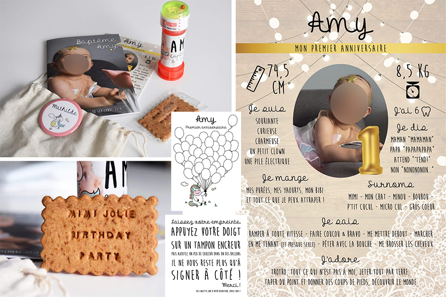 Diverses créations et cadeaux invités que j'ai réalisé.
