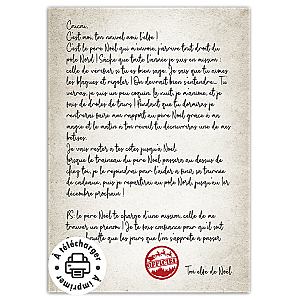 Lettre d'arrivée de l'Elfe de Noël à imprimer (Tradition du lutin farceur)