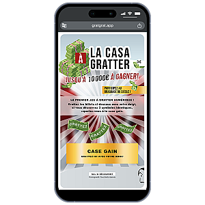 Carte annonce virtuelle à gratter personnalisable – La Casa à Gratter